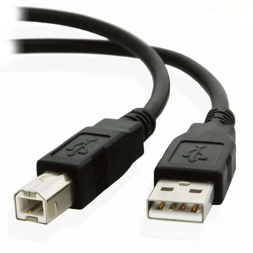 

1.8m 6FT USB 2.0 A Male to B Male Printer Cable, Black