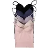 Bra Padded Solid Camisole Tank Top Women Adjustable Strap Breathable Modal Seamless Camisole