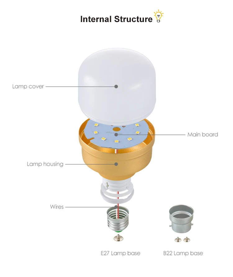 High standard LED bulb smd e27 high power led bulb