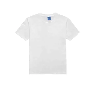 Wholesale 220gsm 100 Cotton White Blank Custom Printing Men T-shirt ...