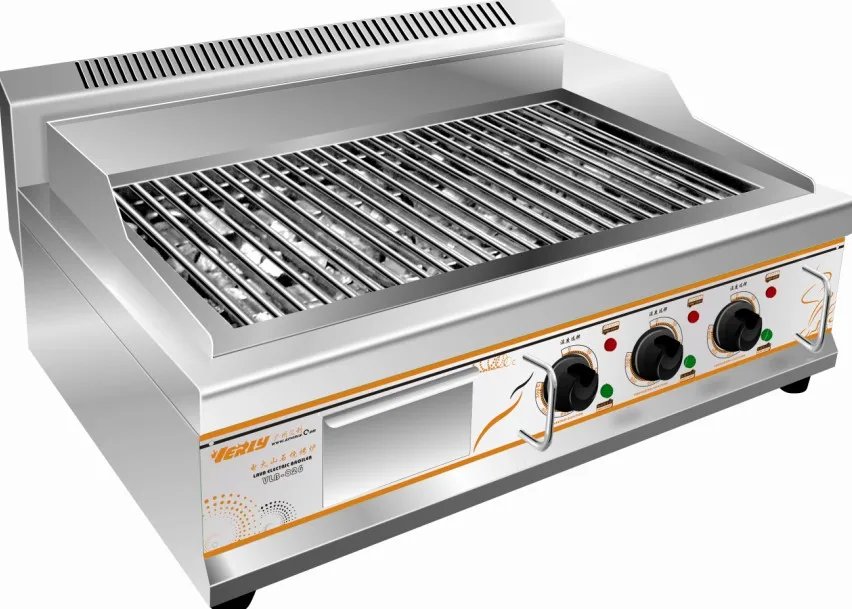 Commercial Electric Lava Rock Grill Vlb826 Buy Electric Barbecue