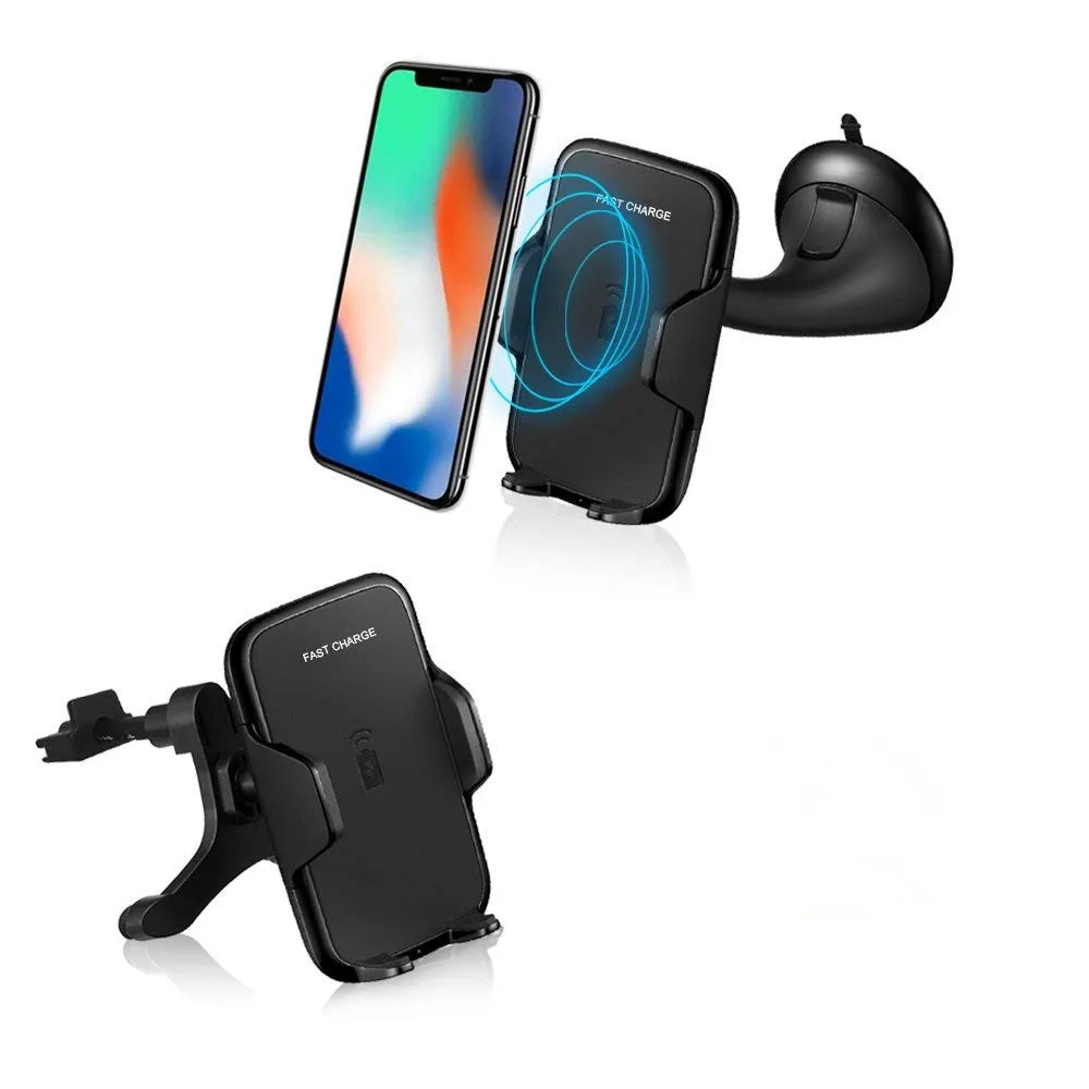 

10W fast charger with qi standard usb cell phone wireless car charger