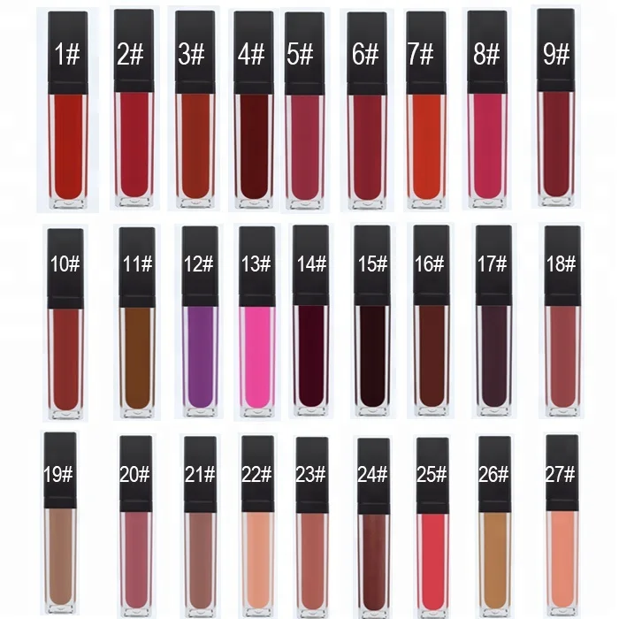 

wholesale custom no label lipstick cosmetics liquid lipstick private label matte waterproof cruelty lipstick