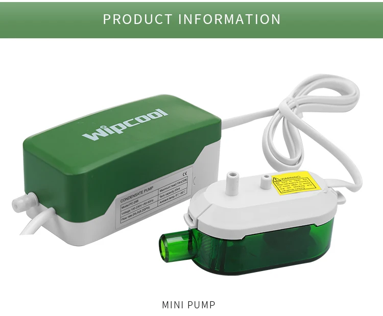 Wipcool Mini Condensate Drain Pump For Home Air Conditioner Compressor