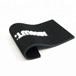 Image of pvc barmat with custom design