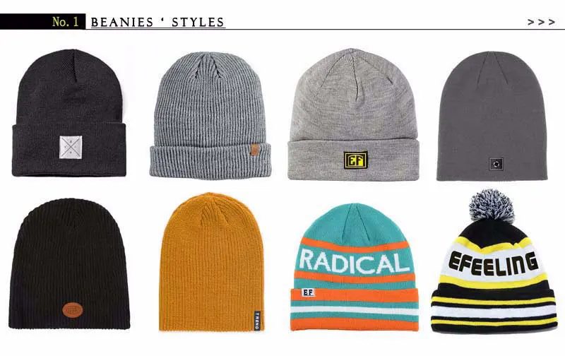 Oem Cool High Quality Beanies Designer Custom Beanie Made In China 