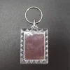 Cheap Acrylic Mini Keychain Digital Photo Frame Rectangular Shape Keyring