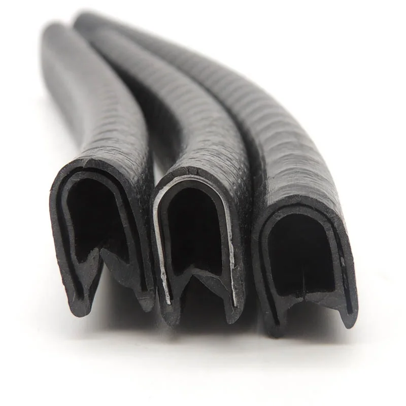 

Metal clip U shape cabinet door gasket edge rubber trim