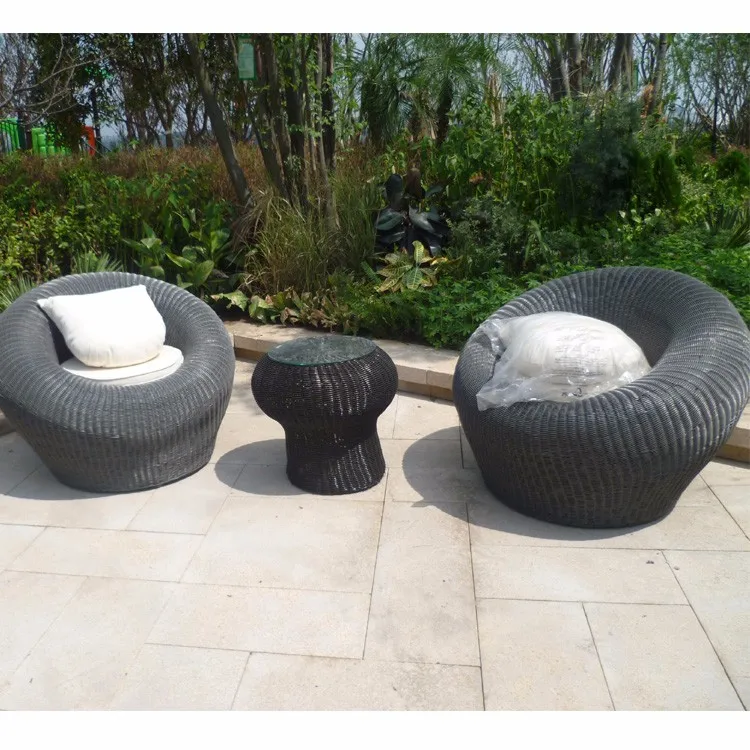 Round Garden Rattan Furniture - Buy Cebu Rattan Furniture,Synthetic