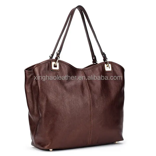 2018 Famous Name Brand Import Cow Leather Las Handbags Italian Handbag Weekend Bag Chain Unique