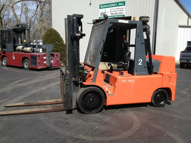 18 000lb Cushion Forklift Buy Used Lowry L180xds Product On Alibaba Com
