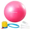 Pink Exercise Ball (Multiple Sizes) for Fitness Stability, Balance Training Yoga Ball Birthing Ball