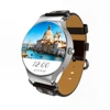 Stainless steel casing MTK6580 quad core 1.3GHz smart watch phone compatible with ios and android