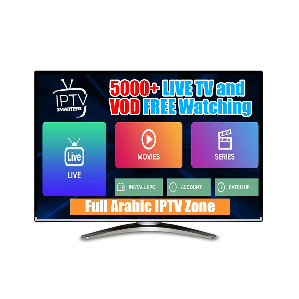 

iptv server 30 Countries 5000 live and vod channels M3U European iptv account iptv arabic with free trial testing account