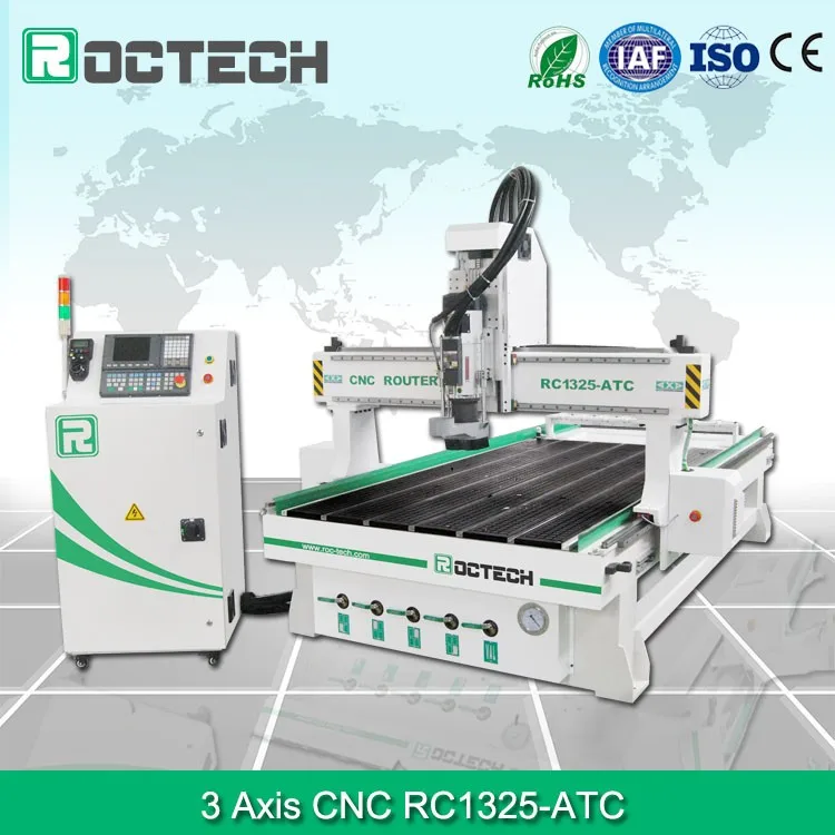 3d Cnc Wood Carving Machine Cnc Router Woodworking 1325 Cnc Router Atc