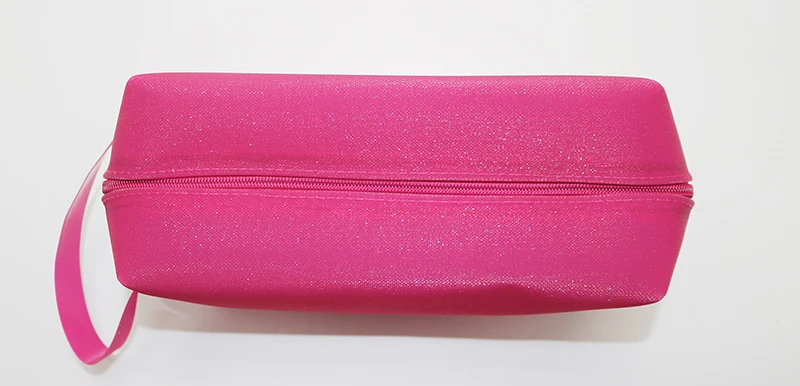 pink shiny cosmetic bag8.JPG