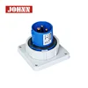 Hot Sale Concealed IP67 16A waterproof 3 Pins Industrial Panel Mounted Plugs