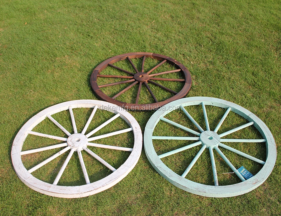 Wooden Wagon wheels size:30" Dia x1.5" thick. 