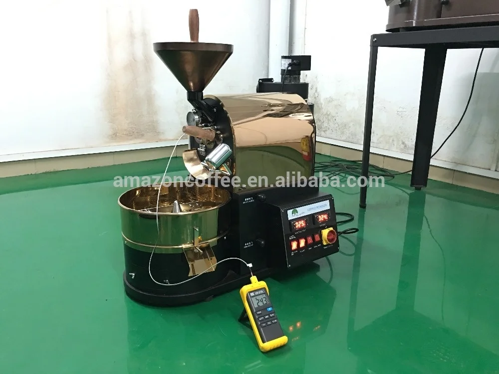 
Dalian Amazon commercial industrial coffee bean roaster/roasting machine 1kg 1.5kg 2kg 3kg 6kg for sale 
