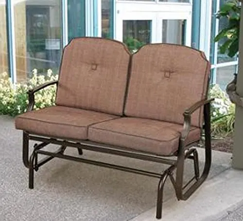 Buy Mainstays Wentworth Outdoor Glider Bench Seats 2 In Cheap