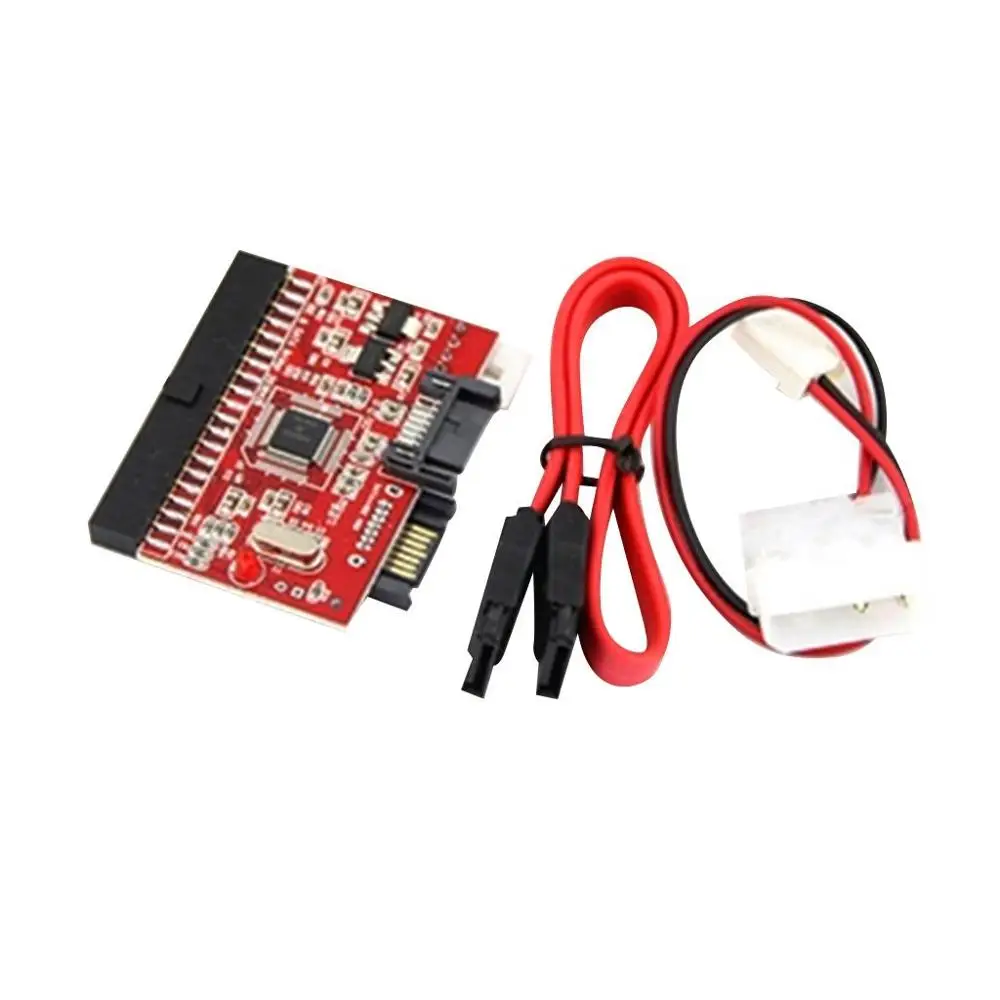2 in 1 SATA to IDE //IDE to SATA ATA 100//133 HDD Converter Adapter Power Cable