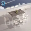 PE Rattan Chair And AlumInium Frame Table