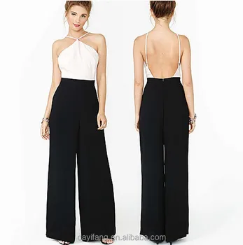 two color jumpsuit