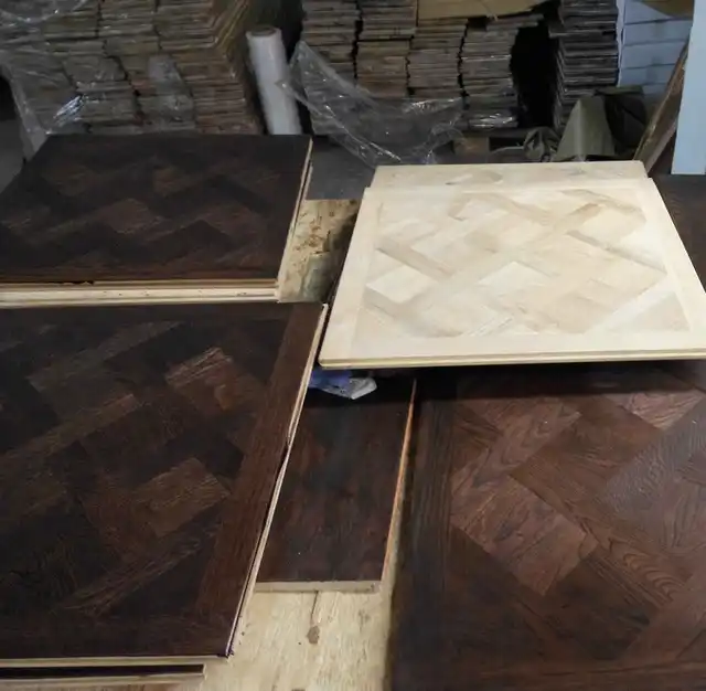 Source Uv Oiled Finish Dark Oak Solid Versailles Parquet Flooring