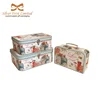 Handmade creative coloring cardboard suitcase boxes for kids