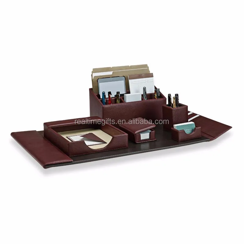 6 pieces leather desk set.jpg
