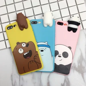 Soft TPU 3D Animal Squishy Phone Case iPhone Models