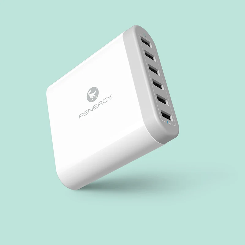 
50W 10A Multi Port USB Quick Charger with Qualcomm 3.0 and Smart Technology Travel Charger For Mobile Phone and Tablet 