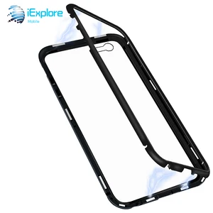 Single Side Tempered Glass Magnetic iPhone Case