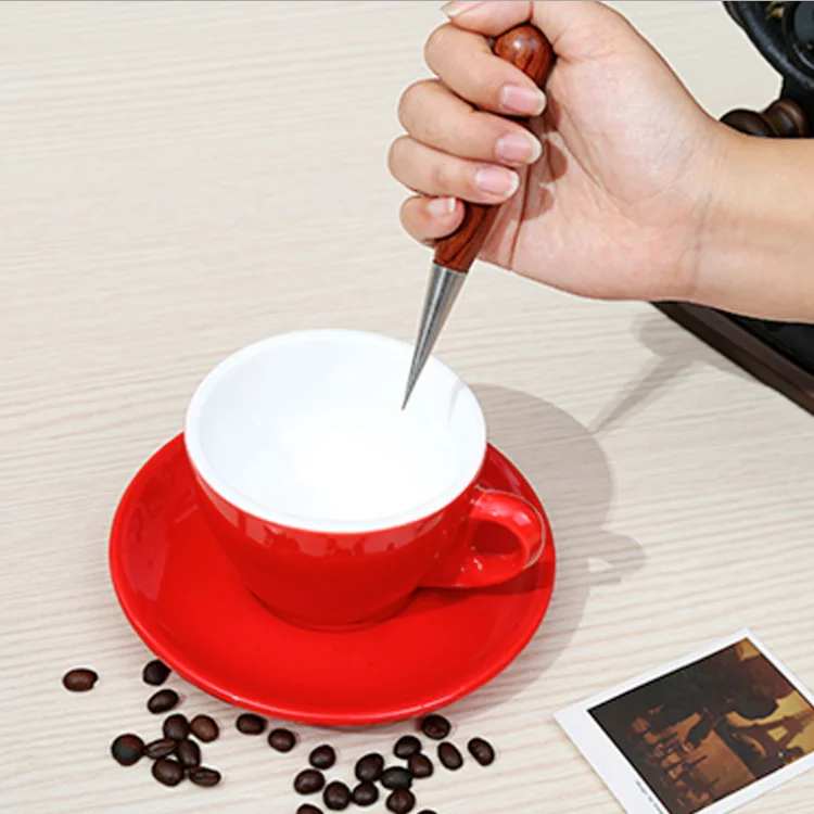 Diy Professional Barista Tool Wooden Latte Art Etching Pen Buy Latte