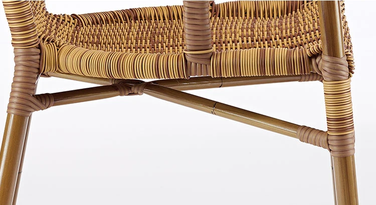 Wholesale Custom Made Rattan Wicker Outdoor Garden Chair With Arm