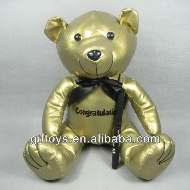leather teddy bear
