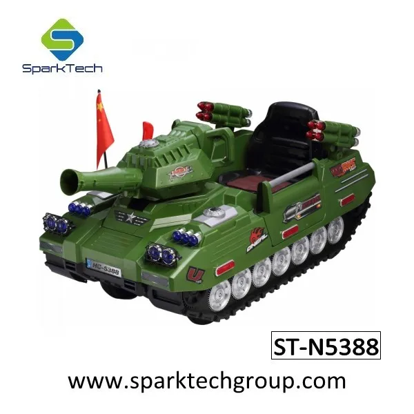 Hot Outdoor Big Electric Ride On Toys Cool Kids Tank Toy Kids Ride