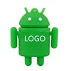 Factory low price soft PVC silicone android robot usb flash disk drive 8gb