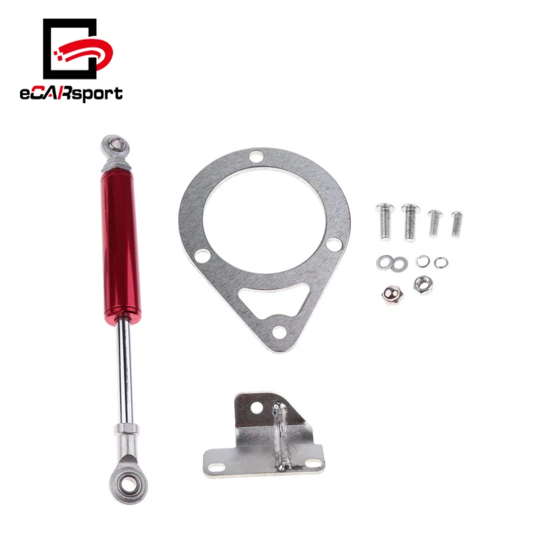 Engine Torque Damper Mounting Kit Chrome For 95-98 Nissan 240Sx Sr20Det Ka24De