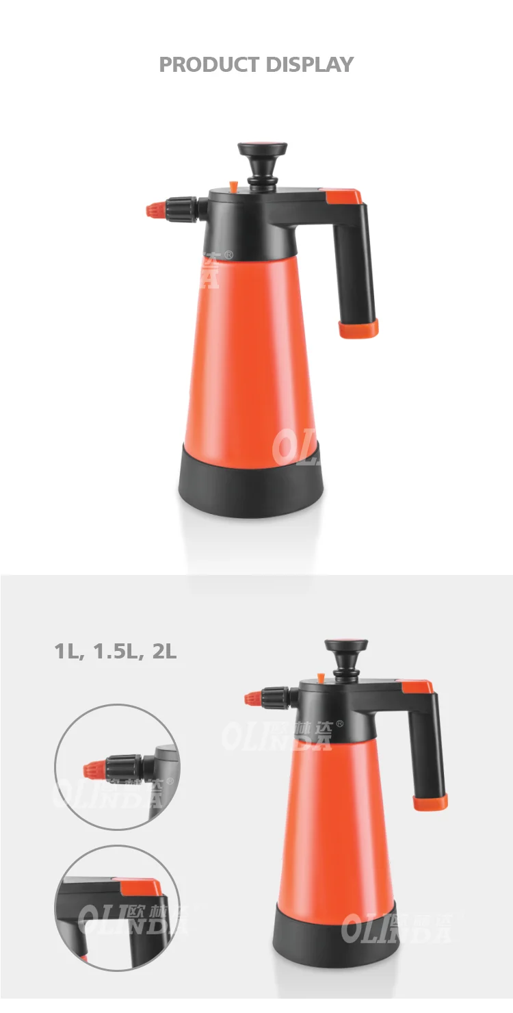Best price 1 1.5 2 liter garden sprayer plastic hand pump high pressure plant spray bottle
