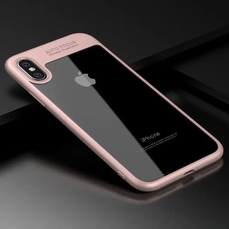 Best Buy Auto Focus Tpu Pc Mobile Phone Case Cover For Iphone X 7 8 S8