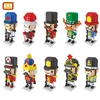 2018 new nanoblock British army soldiers model toys mini building block figures for adult