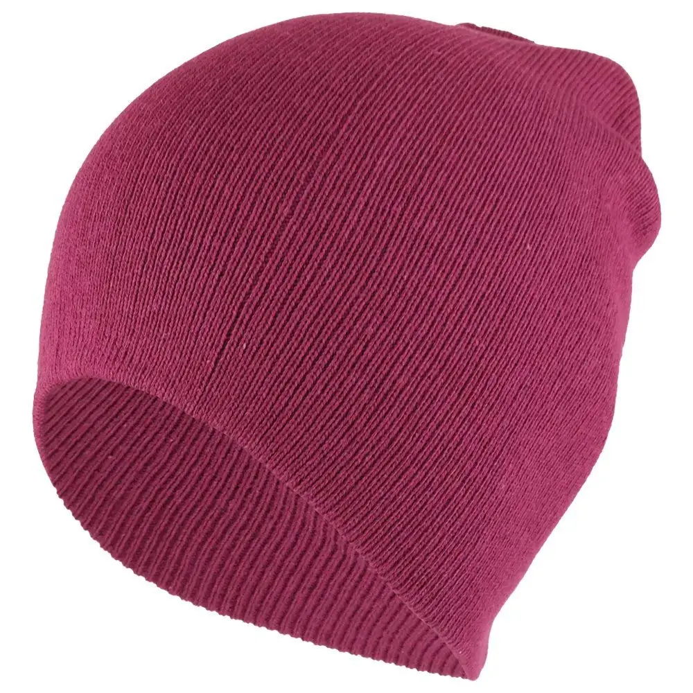 Armycrew Thick Ribbed Knit Winter Short Beanie 2 Pack