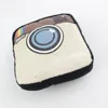 Fashion soft cute cube camera minion plush stuffed toy