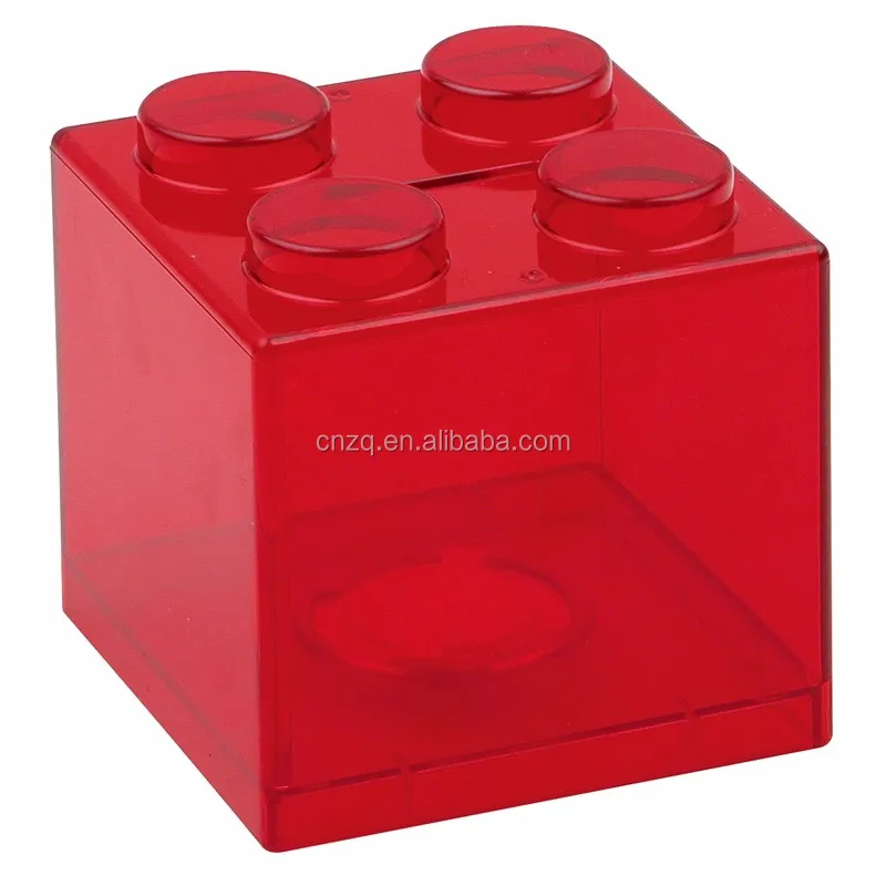 
LEGO 2x2 Brick Plastic Money Box Square Coin Bank 