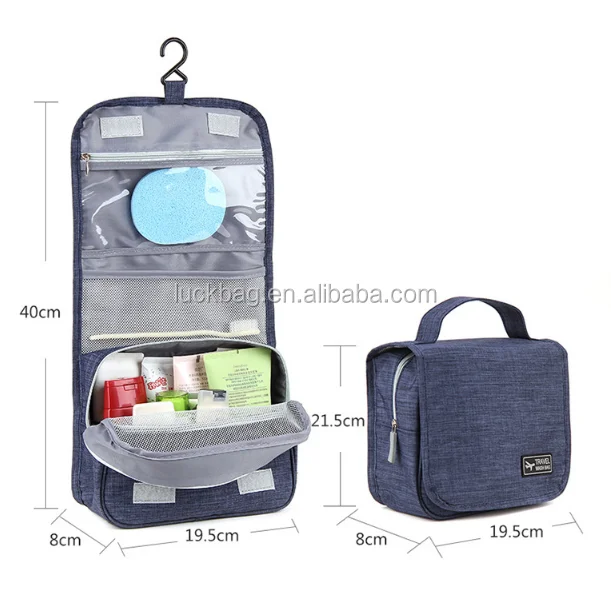 

2022 Anhui Promotional Travel Toiletry Folding Wash Bag Eco-friendly Cosmetic Bag, Customized color