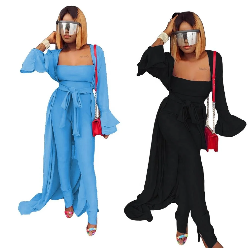 

B33939A 2018 Winter latest fashion casual knitwear warm long pants set