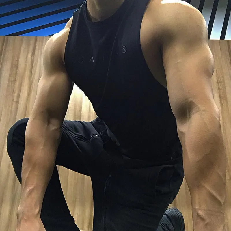 
Wholesale High Quality Tank Top Gym Men Fitness Vest Training Jogging Wear 