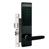 Apartment indoor keyless keypad chain door lock with M1 card reader