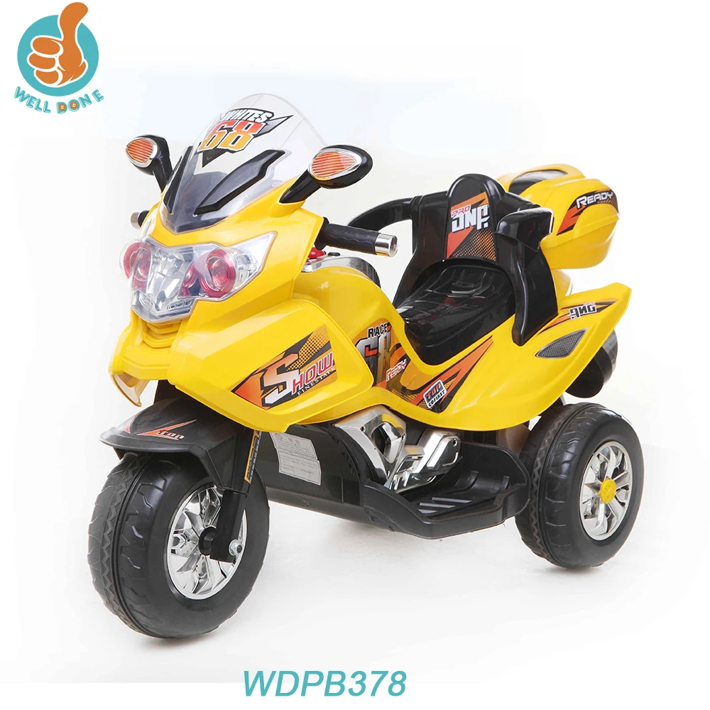 Лучшие Продажи Электрической Мини-дети мотоцикл для ребенка с тремя колеса и свет WDPB378